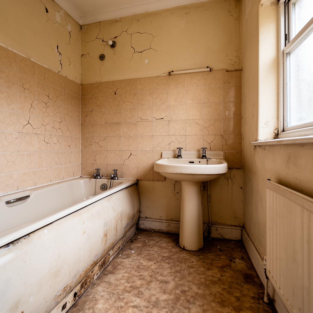 Bathroom before renovation